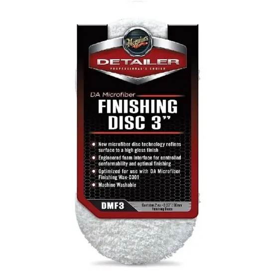 Pad Microfibre Polish Meguiar's DA Microfiber Finishing Disc, 86mm MEGUIAR'S DMF3