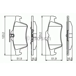 Set Placute Frana, Frana Disc