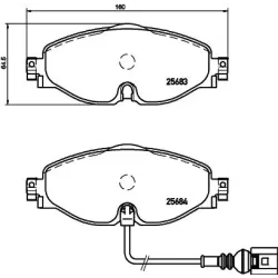 Set Placute Frana, Frana Disc