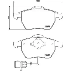 Set Placute Frana, Frana Disc