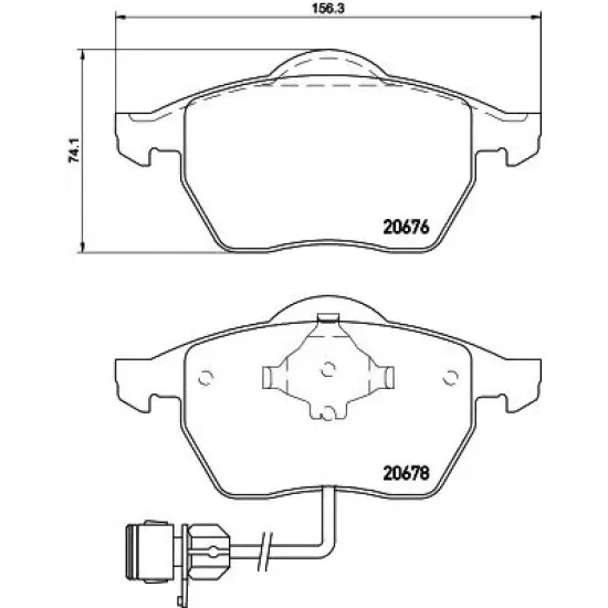 Set Placute Frana, Frana Disc