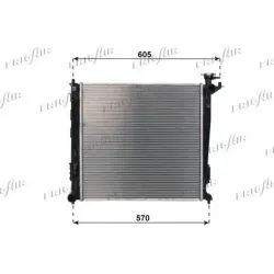 Racire Motor, Radiator