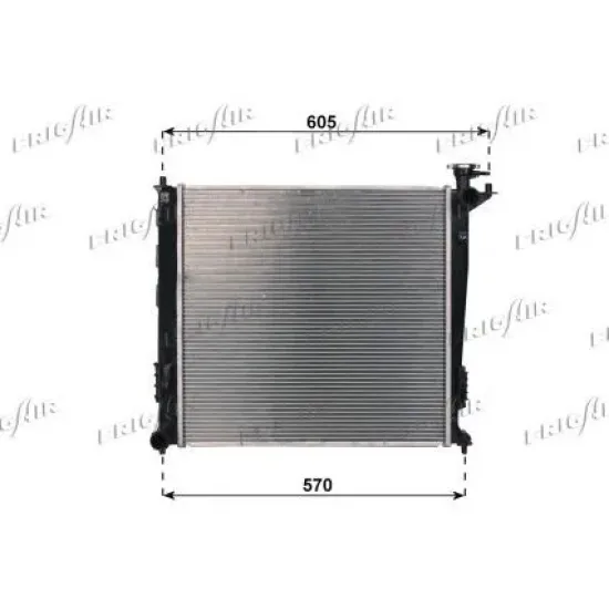 Racire Motor, Radiator