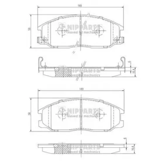 Set Placute Frana, Frana Disc