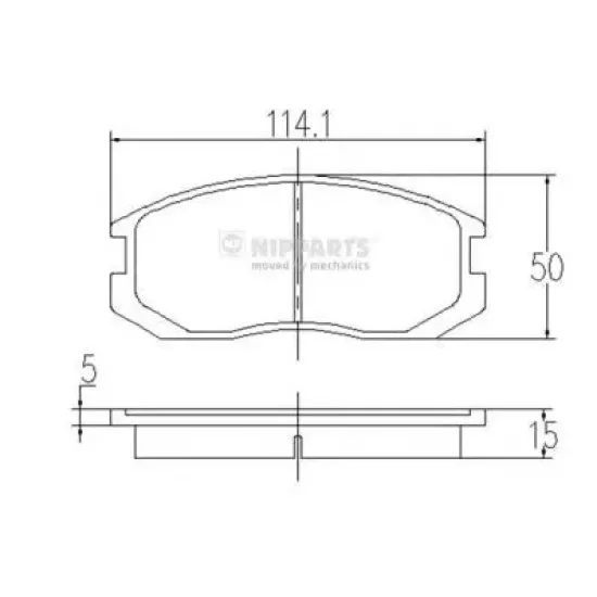 Set Placute Frana, Frana Disc