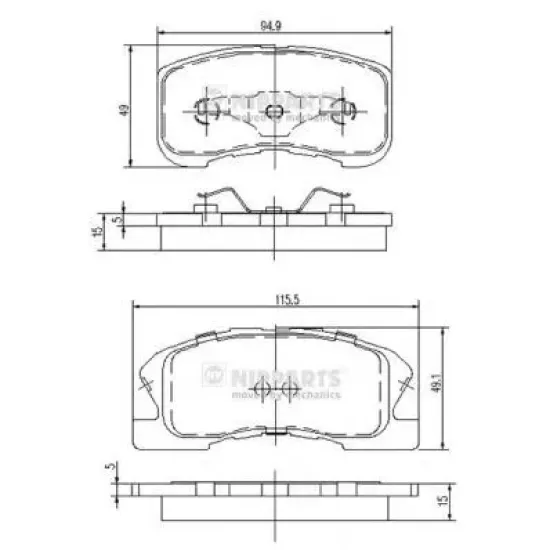 Set Placute Frana, Frana Disc