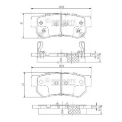 Set Placute Frana, Frana Disc