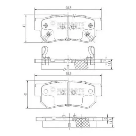 Set Placute Frana, Frana Disc