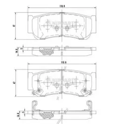 Set Placute Frana, Frana Disc