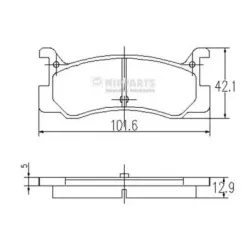 Set Placute Frana, Frana Disc