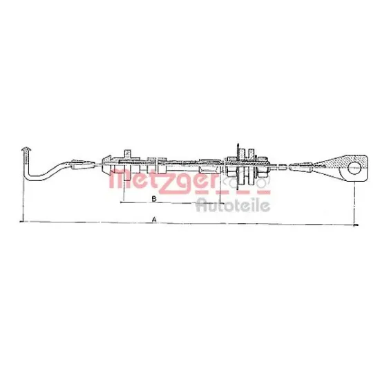 Cablu Acceleratie METZGER 10.090