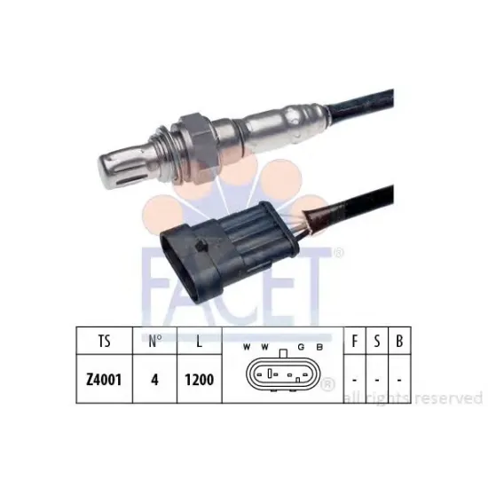 Sonda Lambda FACET 10.7023