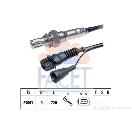 Sonda Lambda FACET 10.7025