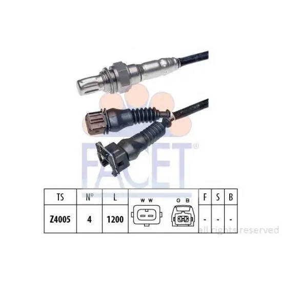 Sonda Lambda FACET 10.7041