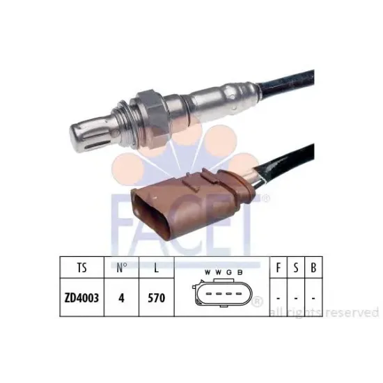 Sonda Lambda FACET 10.7090