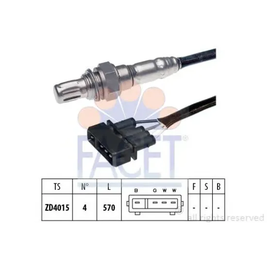 Sonda Lambda FACET 10.7191