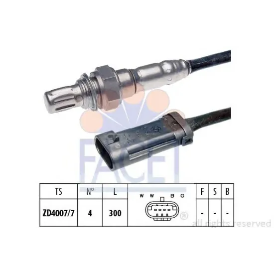 Sonda Lambda FACET 10.7281