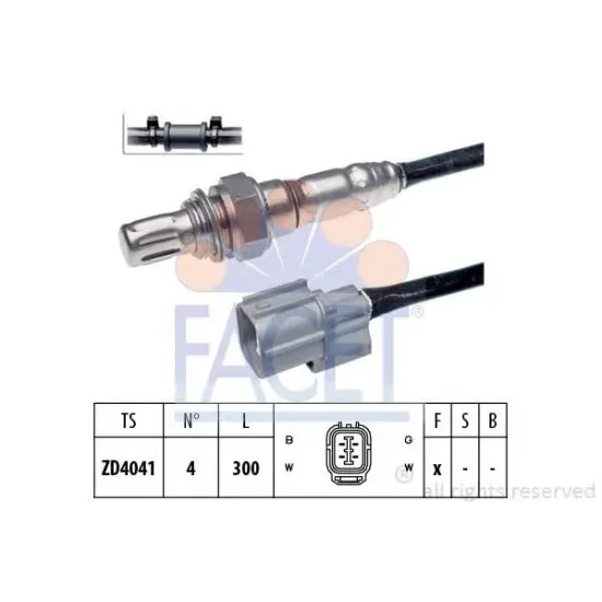 Sonda Lambda FACET 10.7725