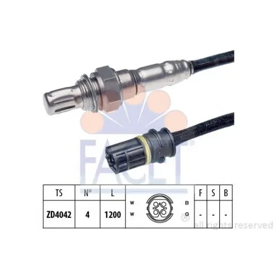 Sonda Lambda FACET 10.7776