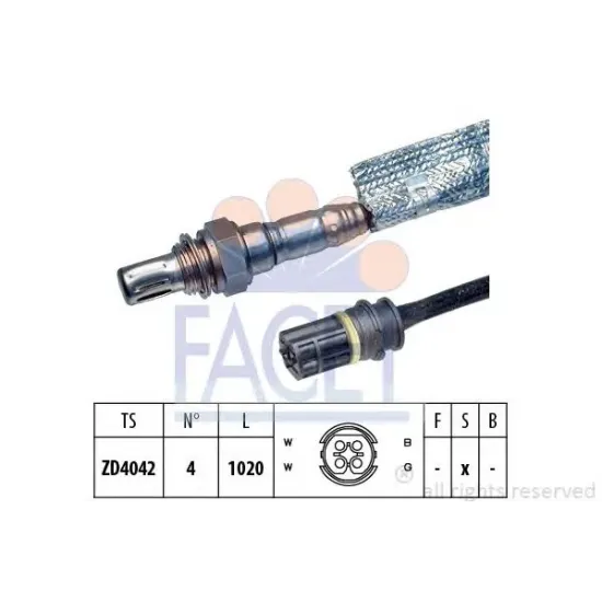 Sonda Lambda FACET 10.7957