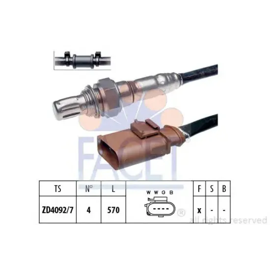 Sonda Lambda FACET 10.7966