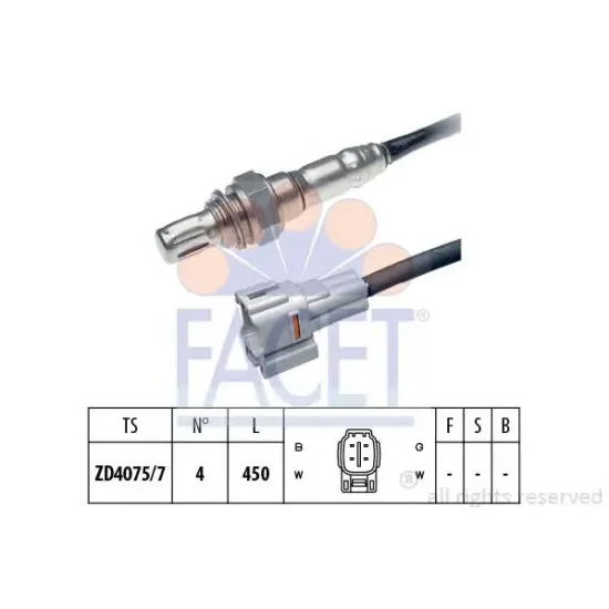 Sonda Lambda FACET 10.8092