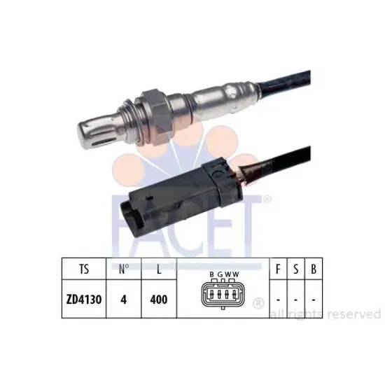 Sonda Lambda FACET 10.8196