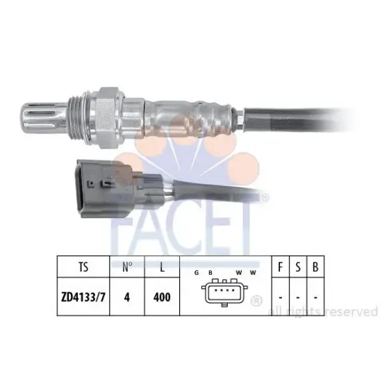 Sonda Lambda FACET 10.8225