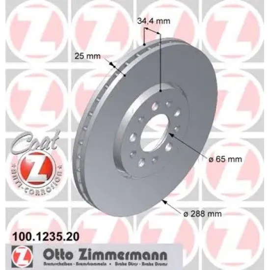 Disc Frana ZIMMERMANN 100.1235.20