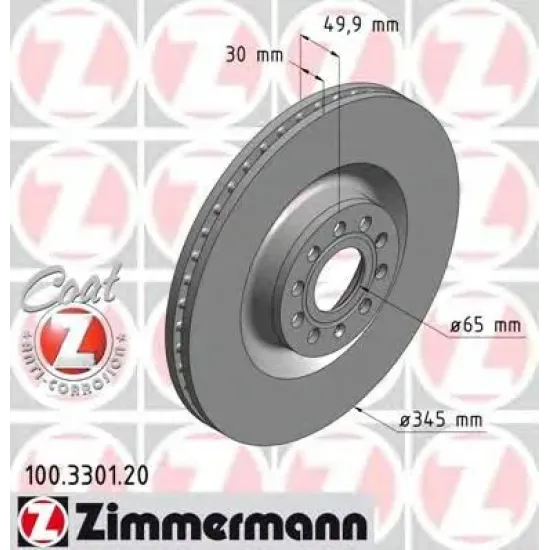 Disc Frana ZIMMERMANN 100.3301.20