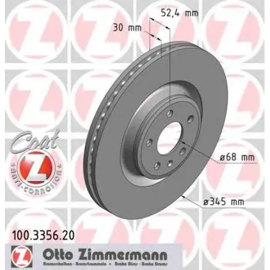 Disc Frana ZIMMERMANN 100.3356.20