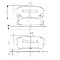 Set Placute Frana, Frana Disc