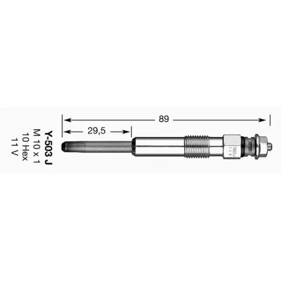 Bujie Incandescenta NGK 1009