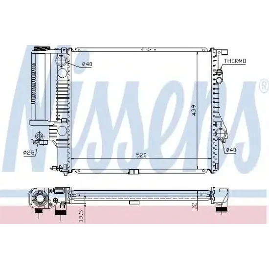 Racire Motor, Radiator