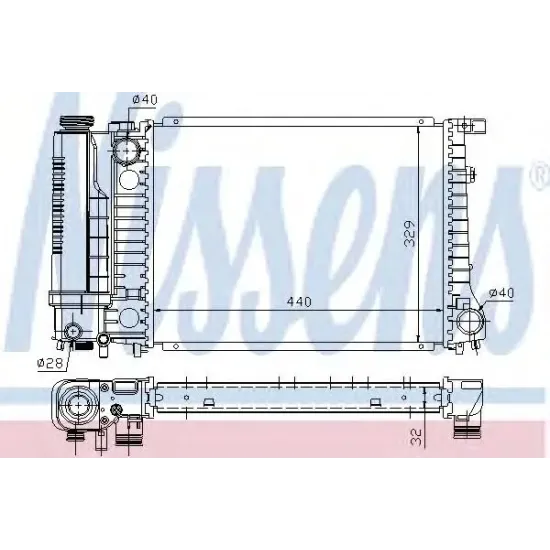 Racire Motor, Radiator