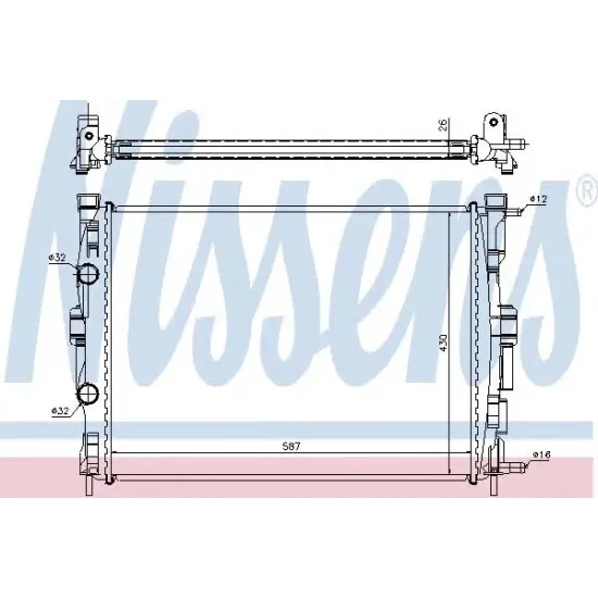 Racire Motor, Radiator