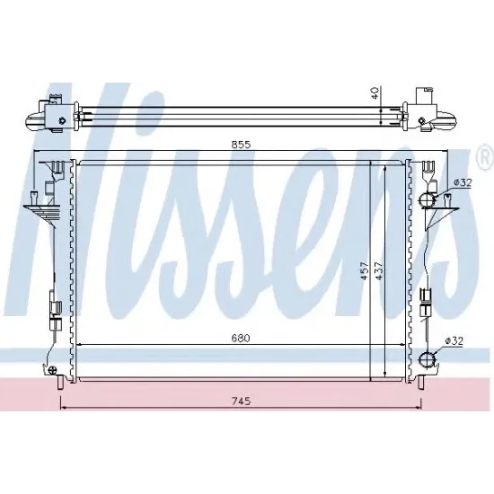 Racire Motor, Radiator