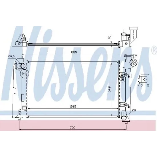 Racire Motor, Radiator