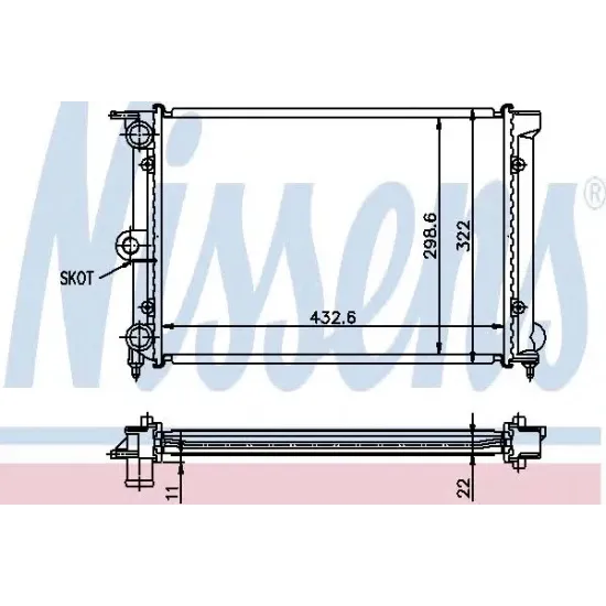 Racire Motor, Radiator