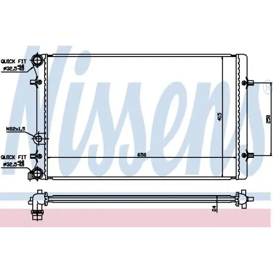 Racire Motor, Radiator