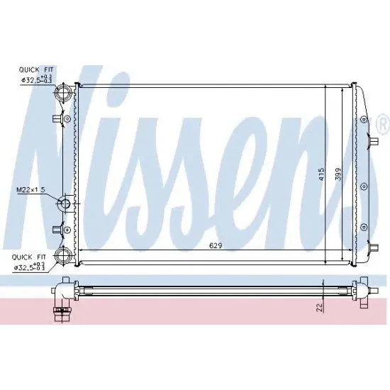 Racire Motor, Radiator