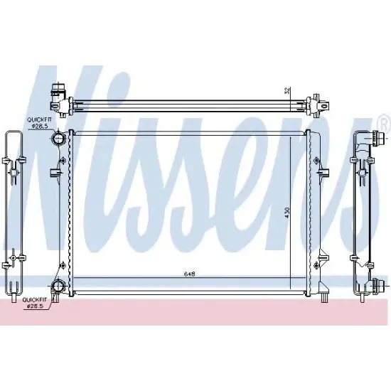 Racire Motor, Radiator