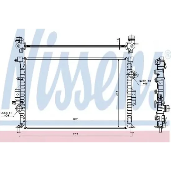 Racire Motor, Radiator