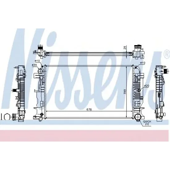 Racire Motor, Radiator