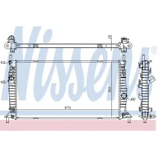 Racire Motor, Radiator