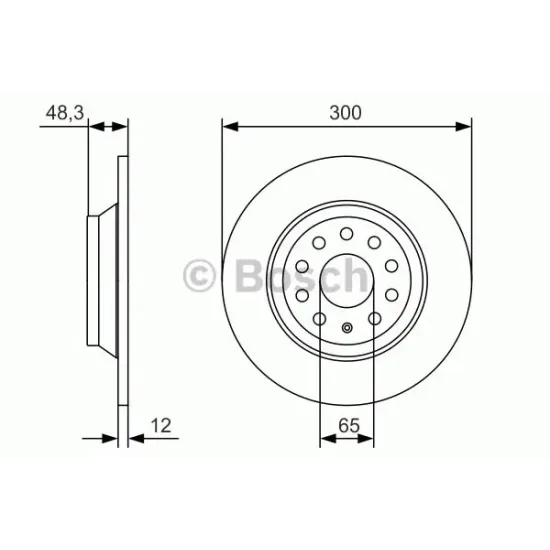 Disc Frana FEBI BILSTEIN 104496