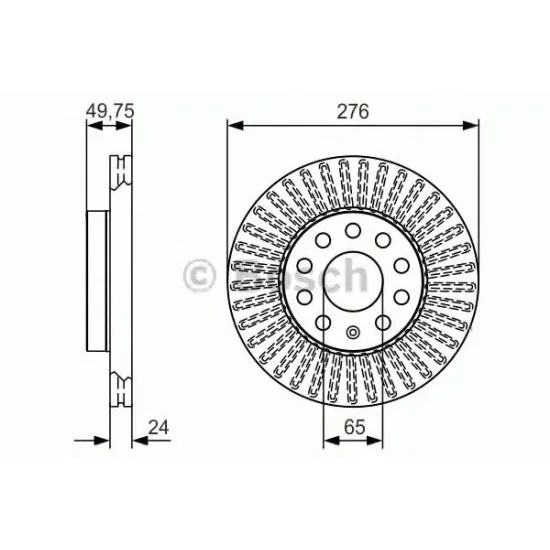 Disc Frana FEBI BILSTEIN 104507