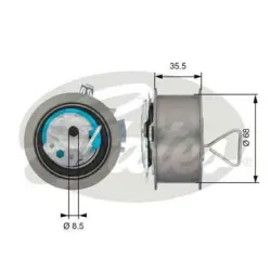 Curea Distributie, Rola Intinzator