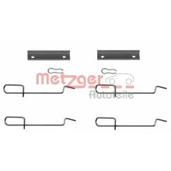 Set Accesorii, Placute Frana METZGER 109-1125