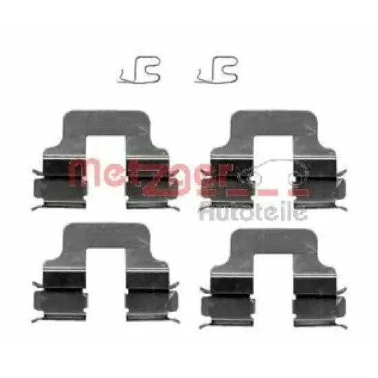 Set Accesorii, Placute Frana METZGER 109-1245